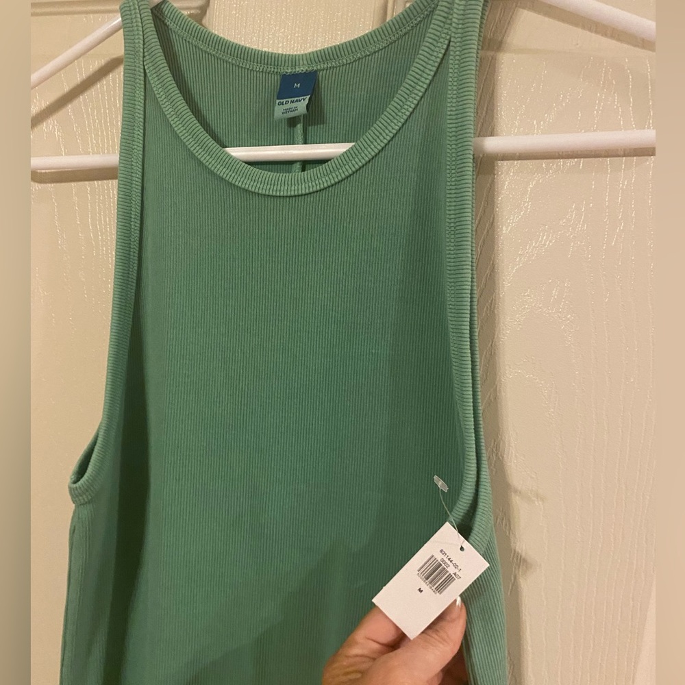 NWT Old Navy Sleeveless Rib-Knit Fitted Dress / Size Medium